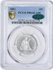 US Quarter 1891 Liberty Seated Silver Quarter PR64CAM PCGS (CAC) CAC -