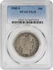 US Half Dollar 1905-S Barber Silver Half Dollar VG10 PCGS None -