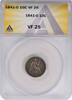 US Dime 1841-O Liberty Seated Silver Dime VF25 ANACS None -