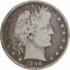 US Half Dollar 1896 Barber Silver Half Dollar VG Uncertified #225 None -