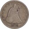 US Twenty Cent 1875-S Twenty Cent Silver Piece VG Uncertified #232 None -