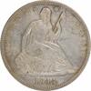 US Half Dollar 1844 Liberty Seated Silver Half Dollar EF Uncertified #156 None -