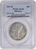 US Half Dollar 1917-D Walking Liberty Silver Half Dollar Obverse AU55 PCGS None -