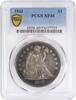 US Dollar 1842 Liberty Seated Dollar EF40 PCGS None -
