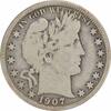 US Half Dollar 1907-S Barber Silver Half Dollar Choice VG Uncertified #1150 None -