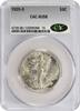 US Half Dollar 1929-D Walking Liberty Silver Half Dollar AU58 CACG None -