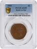 US Cent 1855 Large Cent Knob on Ear AU55 PCGS None -
