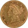 US Five Dollar 1907-D $5 Gold Liberty Head AU58 Uncertified #302 None -