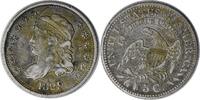 US Half Dime 1829 Bust Silver Half Dime Choice EF Uncertified #105 None -