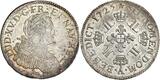 France 1725 Louis XV Ecu aux Huit L Paris unz à Fleur de coin Brillant de frappe