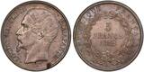 France 5 Francs 1852 Louis-Napoléon  Paris Magnifique exemplaire unz Toned