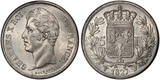 France 5 Francs 1827 Charles X  Lille unz à Fleur de Coin