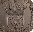 France Demi-écu 1681 Louis XIV  du Parlement Lyon unz à Fleur de coin rare Qualité