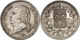 France 5 Francs 1817 Louis XVIII  Lille unz frappe d