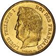 France 40 Francs 1832 Louis-Philippe  or Rouen NGC MS65 Fleur de coin Flan miroir