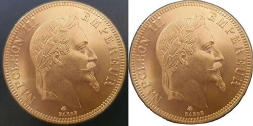 France 100 Francs 1862 Napoléon III  or Paris PCGS MS65 Top Pop Best Grade FDC+++