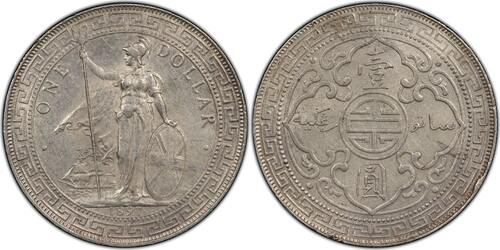 Trade Dollar 1897 Great Britain  KM# T5 vz