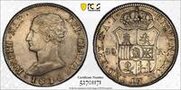 20 Reales 1810  Spain Espagne Joseph Napoleon   Madrid Superbe rare PCGS AU53
