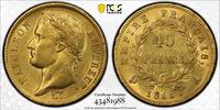 France 40 Francs 1811 Napoléon  or Paris Superbe PCGS AU58