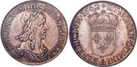France 60 Sols 1642 Louis XIII Ecu  de Warin Paris Splendide NGC MS62 Top Pop rare