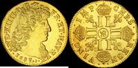 France 1683 Louis XIV Louis d'or à la tête virile Aix-en-Provence Fleur de coin rare