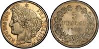 France 5 Francs 1870 Cérès sans légende Paris de toute beauté unz à FDC