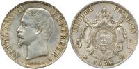 France 5 Francs 1856 Tête nue BOUVET Paris Splendide NGC MS61 rare Qualité