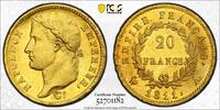 France 20 Francs 1811 Napoléon Empereur  or Paris PCGS MS62 Splendide à FDC