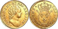 Frankreich Louis XV Louis d'or aux insignes Paris Rf très rare Qualité -