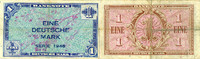 Banknoten 1 DEUTSCHE MARK BDL: 1948 Ro.232 III- -