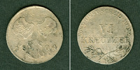 Österreich & Ungarn Österreich RDR 6 Kreuzer 1804 H (Günzburg) ss-vz -