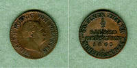 Altdeutschland 1/2 Groschen Preussen 1/2 Silber Groschen 1863 A f.ss/ss+ -