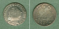 Altdeutschland 1/6 Taler Preussen 1771 E ss-vz -
