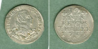 Altdeutschland 1/12 Taler Preussen 1755 C f.vz selten -