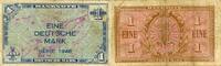 Banknoten 1 DEUTSCHE MARK BDL: 1948 Ro.232 III-IV -