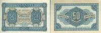 50 Pfennige 1948 Banknoten DDR: 50 DEUTSCHE PFENNIG 1948  Ro.339b  I-  selten 