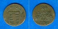 Altdeutschland 1/24 Taler Sachsen Weimar und Eisenach 1799 ss -
