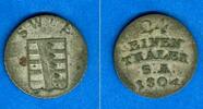 Altdeutschland 1/24 Taler Sachsen Weimar und Eisenach 1804 ss-vz -
