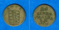 Altdeutschland 1/24 Taler Sachsen Weimar und Eisenach 1804 ss -