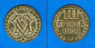  1806 Altdeutschland Jülich Berg 3 Stüber 1806 R  ss-vz  selten ss-vz