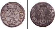 Altdeutschland Pfalz (Kurlinie) 1 Kreuzer 1763 f.vz selten -