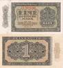 Banknoten 1 DEUTSCHE MARK DDR: 1948 Ro.340e I -