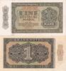 Banknoten 1 DEUTSCHE MARK DDR: 1948 Ro.340e I -