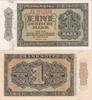 Banknoten 1 DEUTSCHE MARK DDR: 1948 Ro.340e I- -