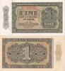 Banknoten 1 DEUTSCHE MARK DDR: 1948 Ro.340e I- -