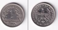 Drittes Reich 1 Mark DEUTSCHES REICH 1 Reichsmark 1937 G (J.354) f.vz -