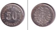 Deutsches Kaiserreich 50 Pfennige DEUTSCHES REICH 50 Pfennig 1875 F (J.7) s-ss selten -