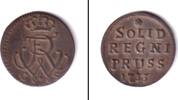 Altdeutschland Schilling Brandenburg Preussen 1 1733 ss-vz -