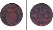 Altdeutschland 1 Heller Fürstprimatische Staaten 1808 s-ss selten -
