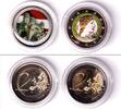 Medaillen Notgeld Token 2 EURO Lot: Medaille 2x DEUTSCHLAND Lettland 2014 ST -